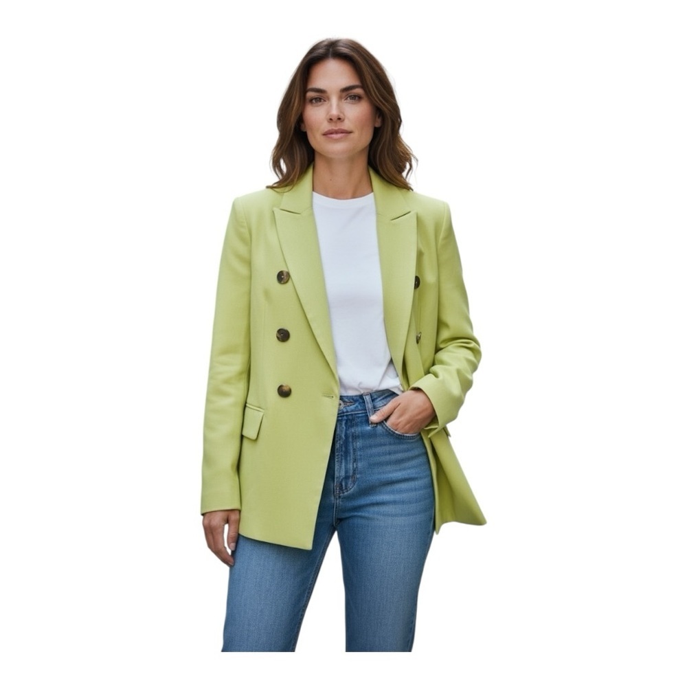 Eight Paris Women's Lime Green Blazer Size M